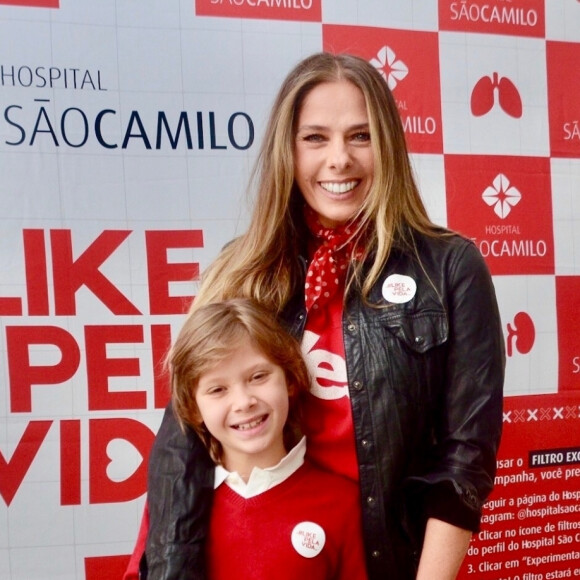 Adriane Galisteu é mãe Vittorio Iodice, de 9 anos