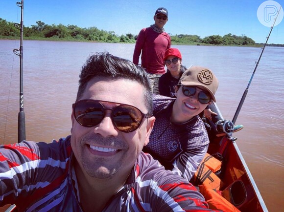 Maraisa e ex-namorado fazem passeio de barco com Maiara e Fernando. 'Amizade', indica porta-voz