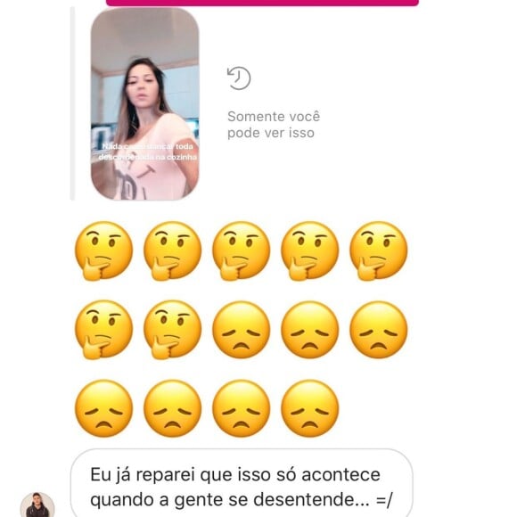 Mayra Cardi expõe prints com demonstrações de ciúmes de Arthur Aguiar
