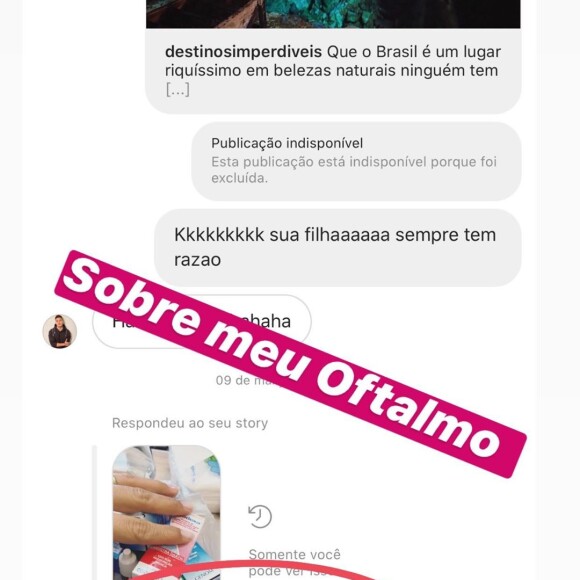 Mayra Cardi expõe prints com demonstrações de ciúmes de Arthur Aguiar