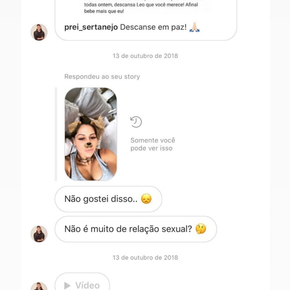 Mayra Cardi expõe prints com demonstrações de ciúmes de Arthur Aguiar