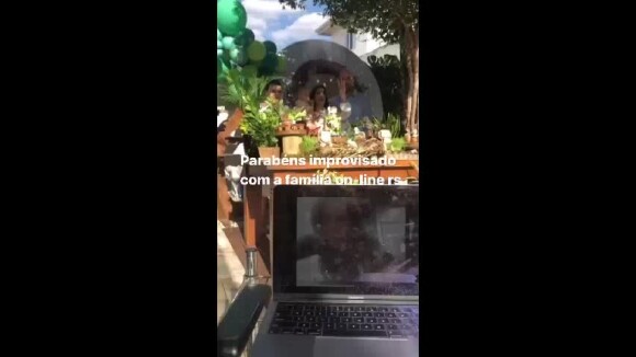 Vídeo: Zilu, Zezé Di Camargo e Wanessa participam virtualmente da festa de Joaquim, filho de Camilla Camargo