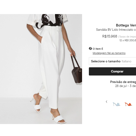 Sandália trendy usada por Andressa Suita custa R$ 15 mil