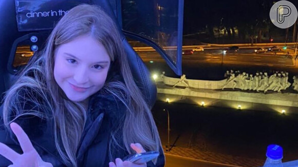 Sophia Valverde antecipa aniversário de 15 anos em jantar 'nas alturas'. Veja vídeo compartilhado no Instagram Stories