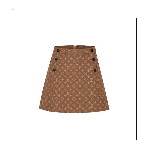 Saia escolhida por Anitta é o modelo 'Monograma A-Line', da Louis Vuitton, avaliada em aproximadamente 9 mil reais