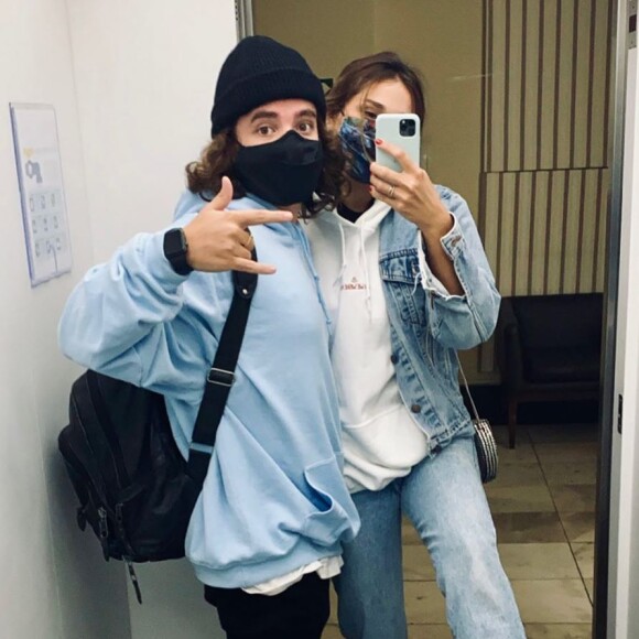 Sasha e o namorado, João Figueiredo, dividem looks