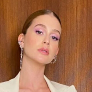 Marina Ruy Barbosa aposta em look grifado para participar do 'Domingão do Faustão', em 20 de setembro de 2020