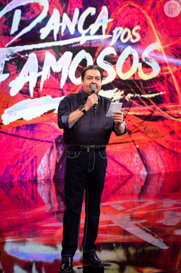 Faustão gravou programa na Globo nesta segunda-feira (02)