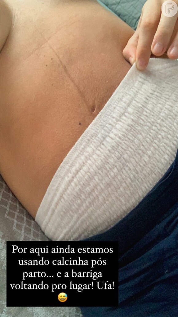 Ex-BBB Kamilla Salgado usa calcinha indicada para mães no pós-parto