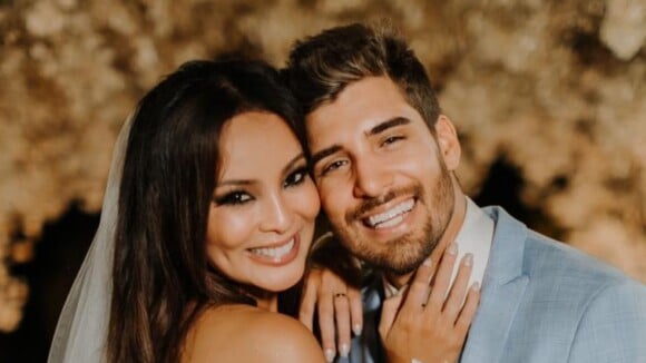 Carol Nakamura divulga fotos do casamento com Guilherme Leonel: 'Completamente feliz'