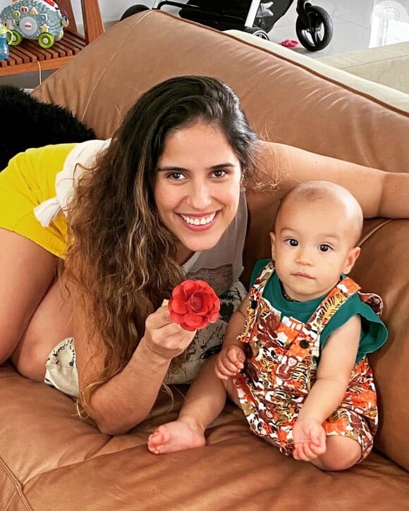 Camilla Camargo, m~ea de Joaquim, notou diferença na segunda gravidez, agora de menina