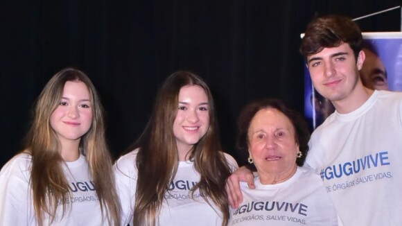 Mãe e filhos de Gugu Liberato lançam campanha de incentivo à doação de órgãos