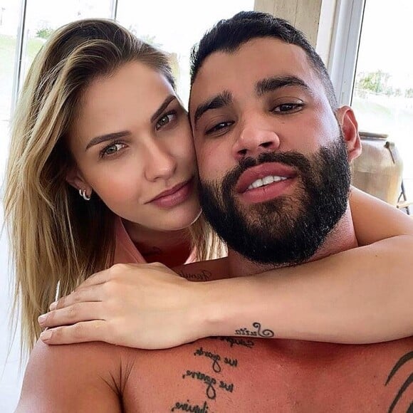 Gusttavo Lima negou ter se reconciliado com Andressa Suita