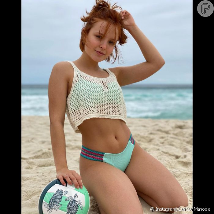 Larissa Manoela Mostra Corpo Com Barriga Definida Após Praticar Futevolei Na Praia Purepeople