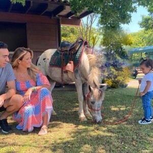 Ticiane Pinheiro e Cesar Tralli são pais de Manuella, nascida em julho de 2019