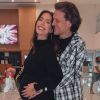 Gabi Brandt está grávida do segundo filho fruto do casamento com Saulo Poncio