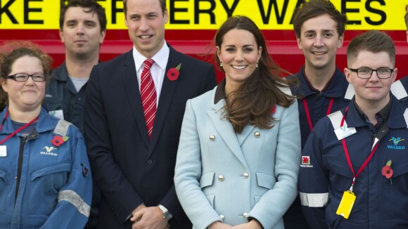 Grávida, Kate Middleton acompanha marido, o Príncipe William, em evento