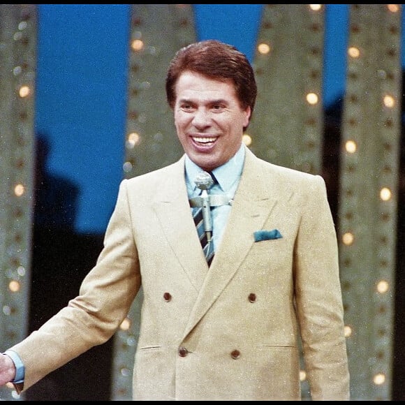 Silvio Santos também ganhou os parabéns de Maisa. Na foto, apresentador em 1985