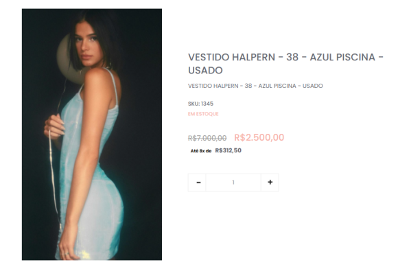 Vestido de aniversário de Bruna Marquezine está à venda por R$ 2,5 mil