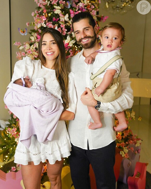Filha de Alok e Romana Novais teve alta no Natal