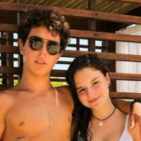 Sophia Valverde lamenta distância de Igor Jansen após fim de viagem: 'Já com saudades'