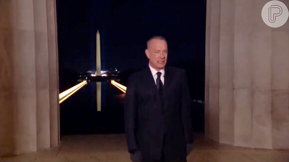 Tom Hanks marcou presença na posse de Joe Biden como presidente dos EUA!