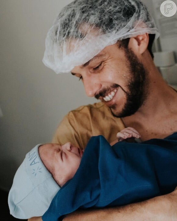 Jayme Matarazzo se tornou pai com o nascimento de Antonio