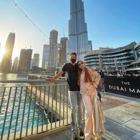 Maiara e Fernando Zor fizeram um tour por Dubai, nos Emirados Árabes