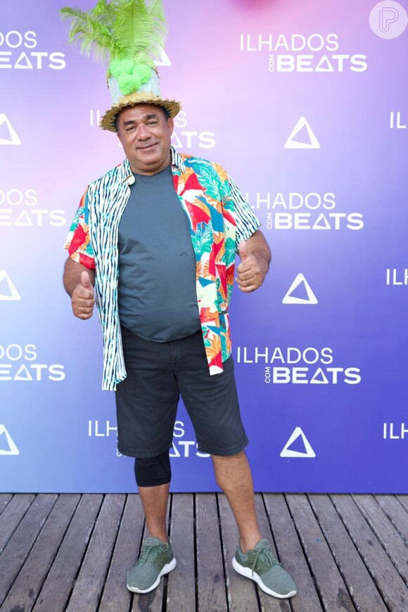 Pai de Anitta também está no 'Ilhados com Beats'