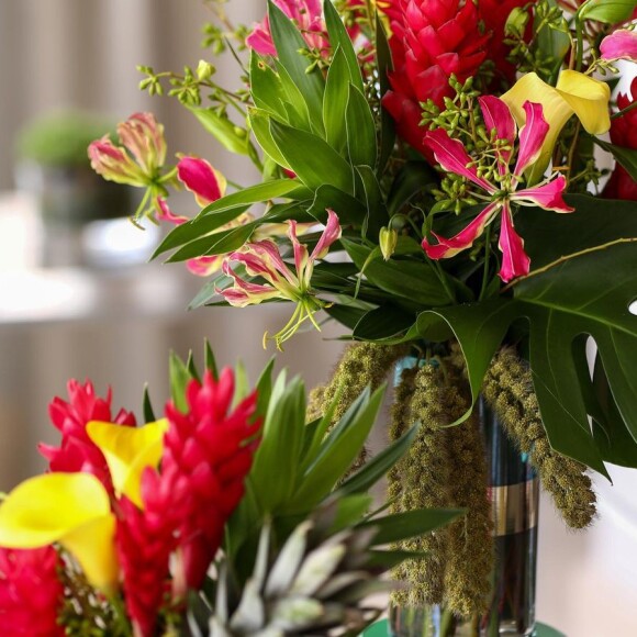 Detalhe da decoração da festa de 9 meses da filha de Ana Paula Siebert e Roberto Justus