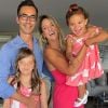 Ticiane Pinheiro é casada com Cesar Tralli e mãe de Rafaella, 11 anos, e Manuella, de 1