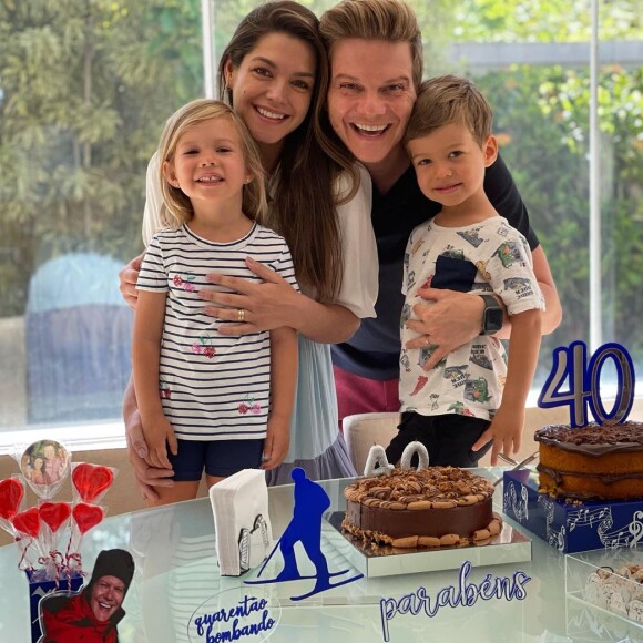 Thais Fersoza e Michel Teló são pais de Melinda e Teodoro