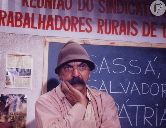 Novela 'O Salvador da Pátria': Sassá Mutema (Lima Duarte) é o boia-fria que protagoniza a trama de 1989