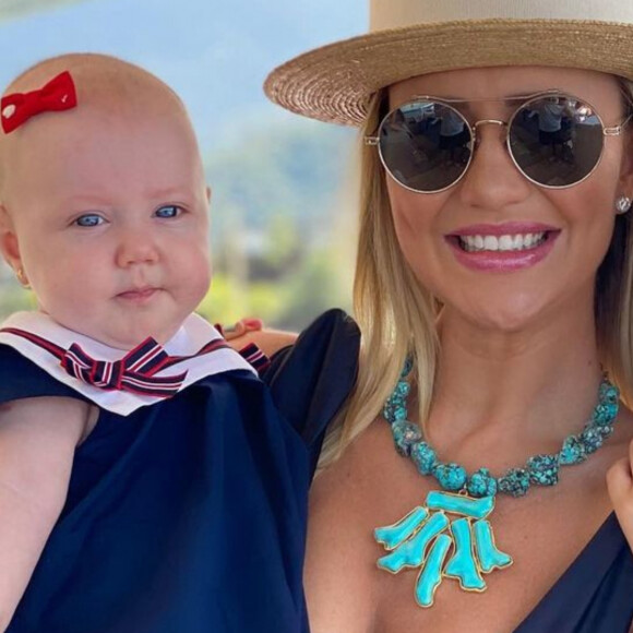 Ana Paula Siebert se divertiu com reação da filha, Vicky, ao ser 'trocada' por Rafaella Justus. Vídeo!