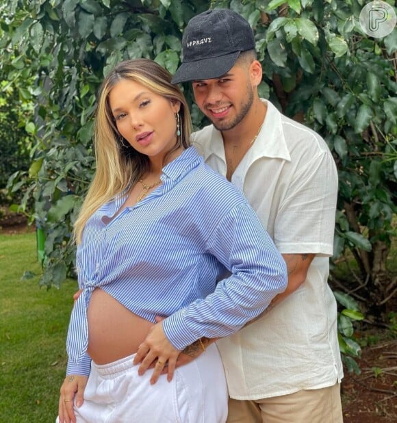 Virgínia Fonseca e Zé Felipe fazem fotos aos 9 meses de gravidez