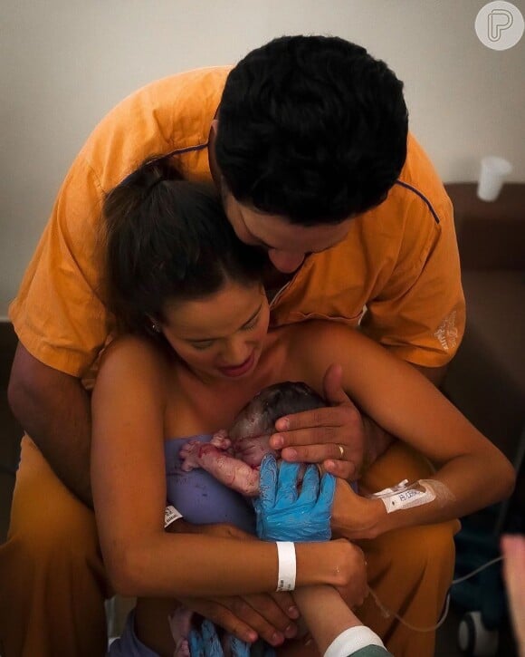 Biah Rodrigues revelou que quer ter o segundo filho de parto normal, assim como foi o do primeiro