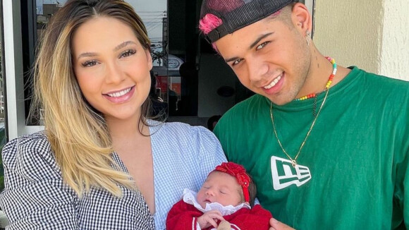 Zé Felipe reúne Virgínia Fonseca e filha em foto e reação da bebê chama atenção. Veja!