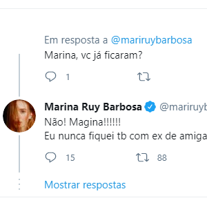 Marina Ruy Barbosa respondeu sobre Neymar a internauta