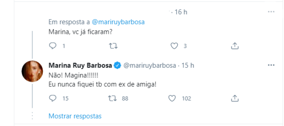 Marina Ruy Barbosa respondeu sobre Neymar a internauta