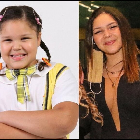 Aysha Benlli comemora 'Carrossel' na Netflix com antes e depois, em 3 de julho de 2021