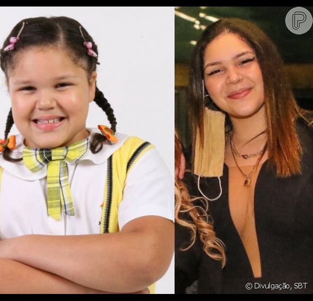 Aysha Benlli comemora 'Carrossel' na Netflix com antes e depois, em 3 de julho de 2021