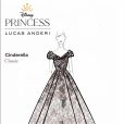 Vestido Cinderella na versão classic, de Lucas Anderi
