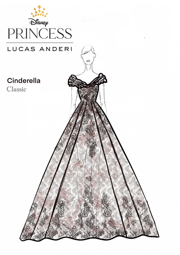 Vestido Cinderella na versão classic, de Lucas Anderi