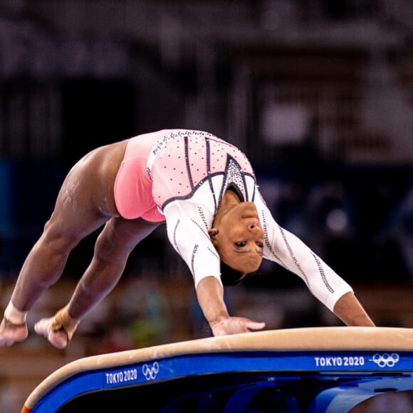 Rebeca Andrade cravou mais de 15.000 pontos no salto na ginástica artística feminina na Olimpíada de Tóquio e ficou com o ouro