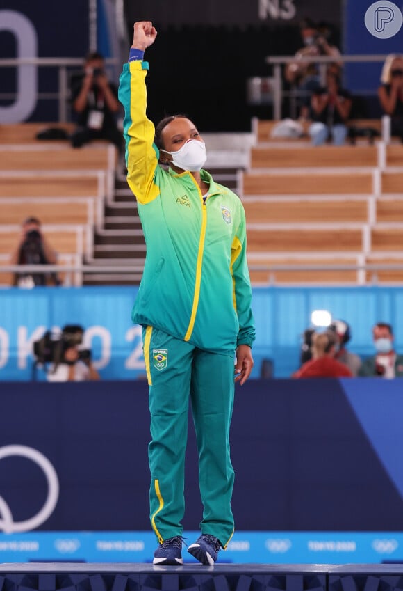 Rebeca Andrade já havia conquistado a prata na Olimpíada de Tóquio