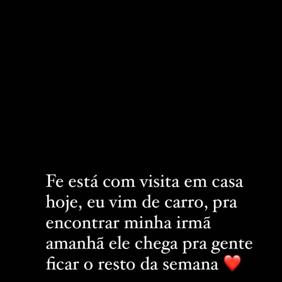 Biah Rodrigues explica a seguidores porque Sorocaba não a acompanhou em viagem, após rumores de término