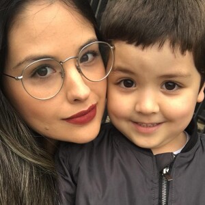 Filha mais velha de Cristiana Oliveira, Rafaella é mãe de Miguel, de 8 anos