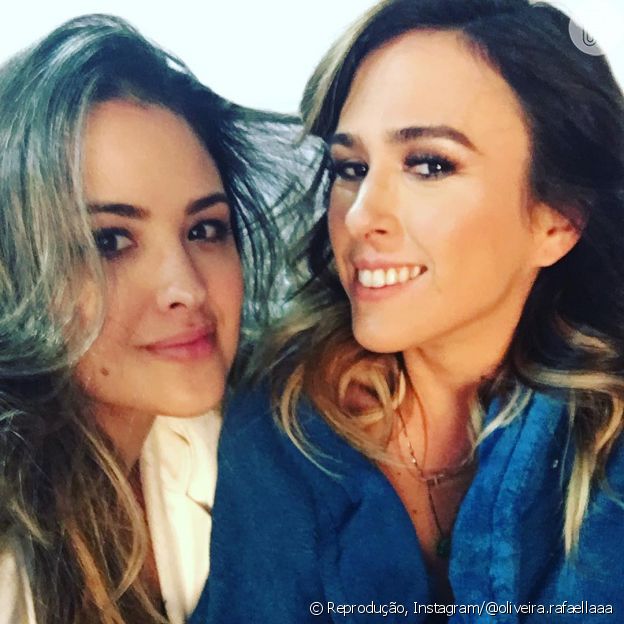 Rafaella Oliveira, primogênita de Cristiana Oliveira, é amiga de Tatá Werneck