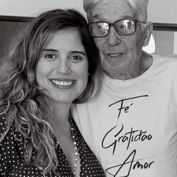 Camilla Camargo perdeu o avô paterno, Geraldo, em agosto de 2021
