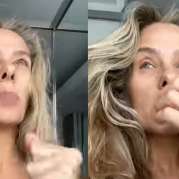 Vídeo de Adriane Galisteu sem maquiagem e sem filtro surpreende internet